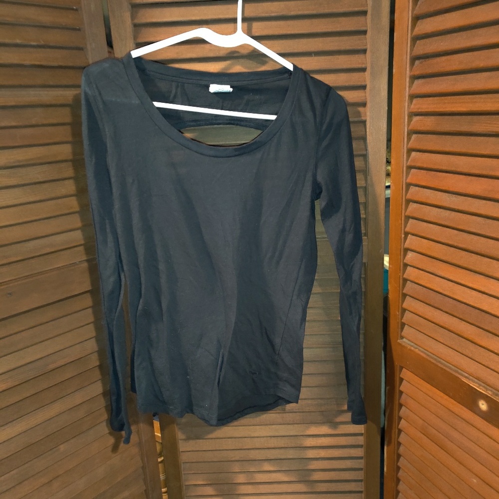 PINK Long Sleeve w/ Back Cutout